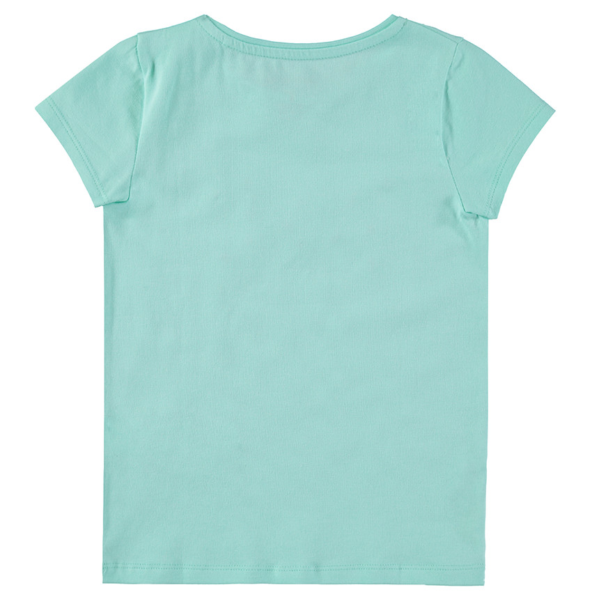 Tee-shirt manches courtes avec motif printé et détails en relief 