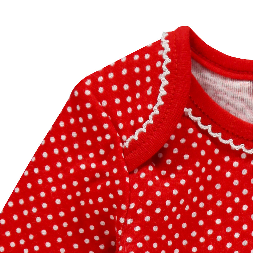 Lot de 5 bodies manches longues fantaisie avec ouverture adptée à l'âge 