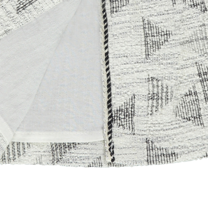 Veste en jacquard fantaisie imprimé graphique 