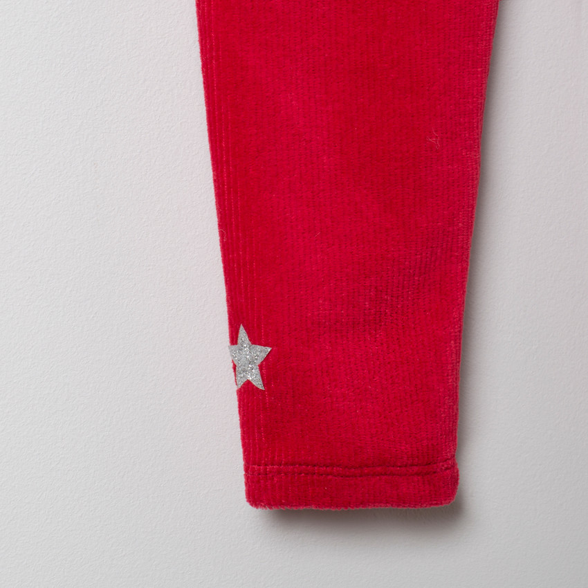 Ensemle sweat en sherpa et pantalon en velours volanté 