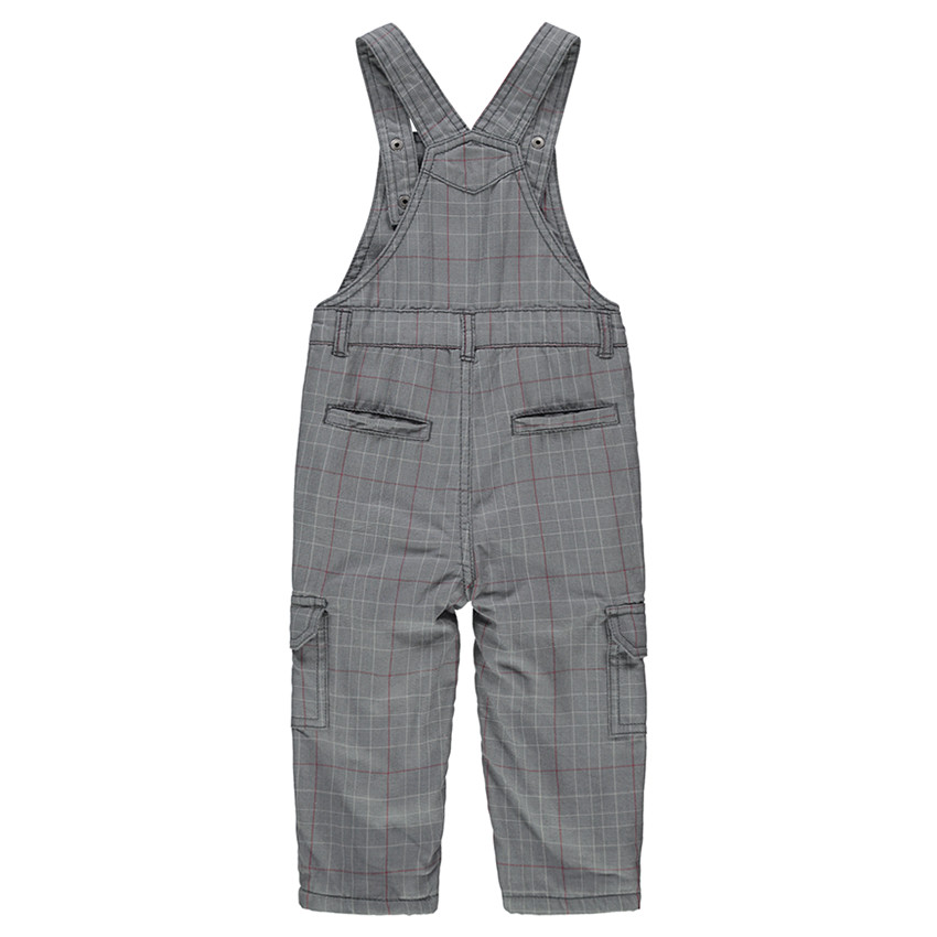 Salopette longues à carreaux Prince de Galles doublée micropolaire 