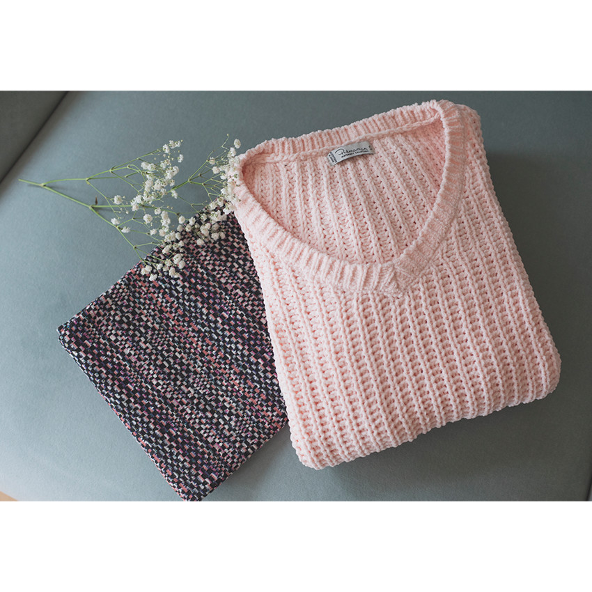 Jupe de grossesse en jacquard avec bandeau haut 