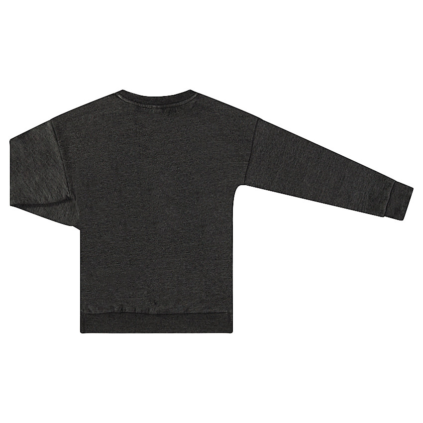 Junior - Sweat en molleton surteint avec zips et textes printés 