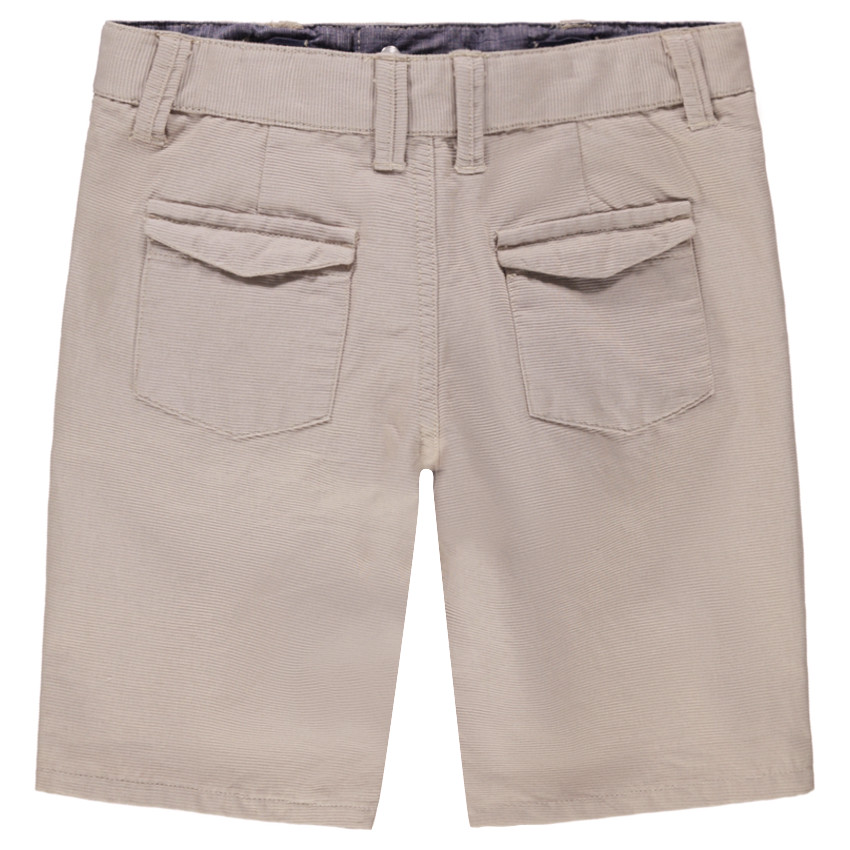 Bermuda en coton fantaisie à poches 