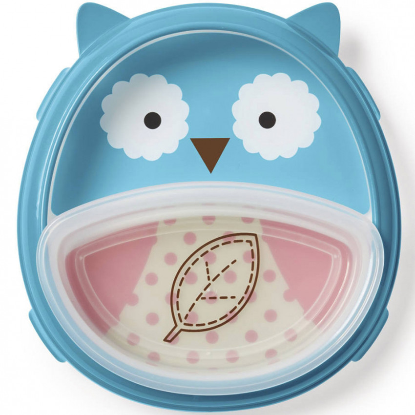 Pack vaisselle Zoo Smart Serve - Hibou 