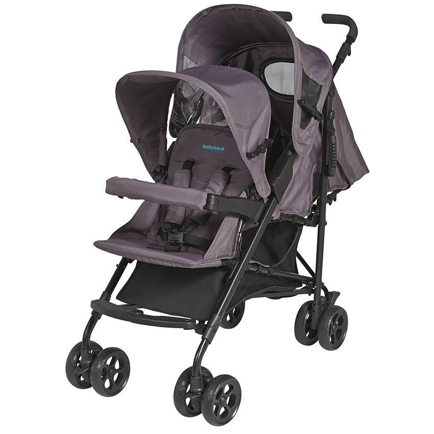 Poussette Tandem - Gris anthracite 