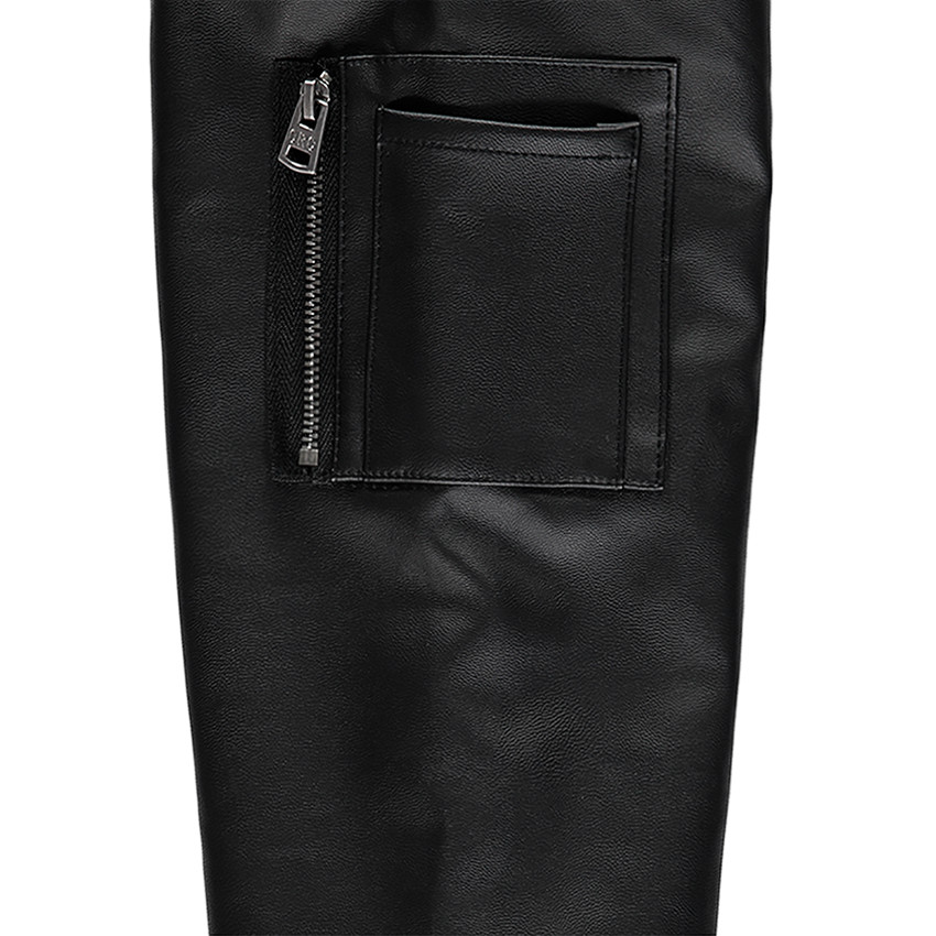 Blouson esprit teddy avec manches en simili et motif pied de poule 