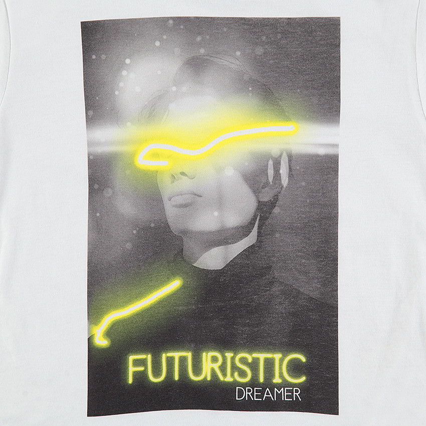 Junior - Tee-shirt manches courtes en jersey avec photo print 