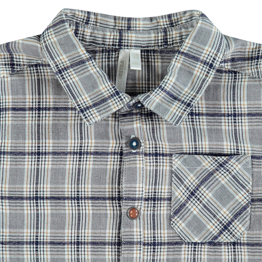 Chemise manches longues à carreaux 