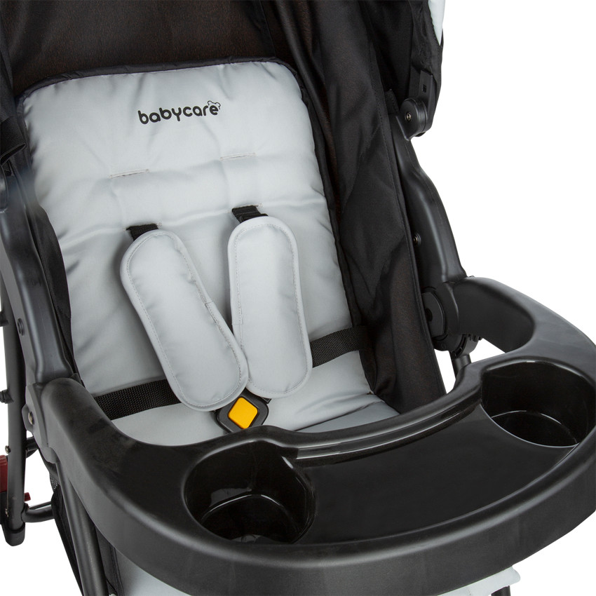 Poussette duo 2-en-1 - Gris/Noir 