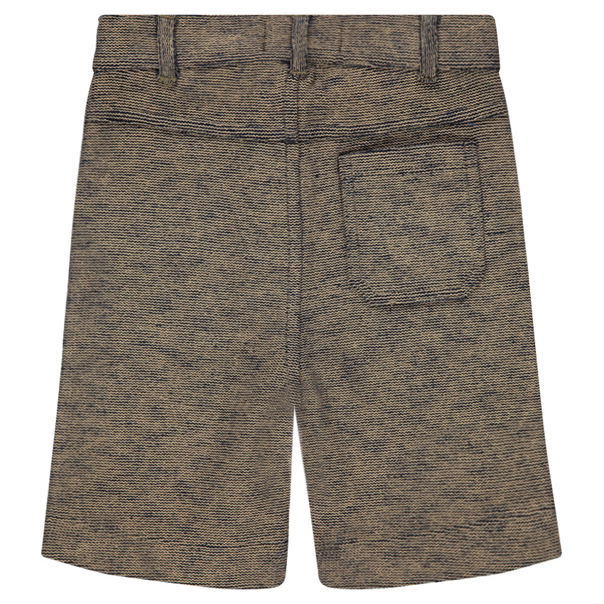 Bermuda en molleton fantaisie à poches 