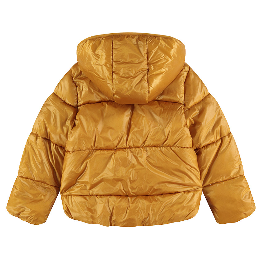 Doudoune matelassée à capuche avec doublure en micropolaire 