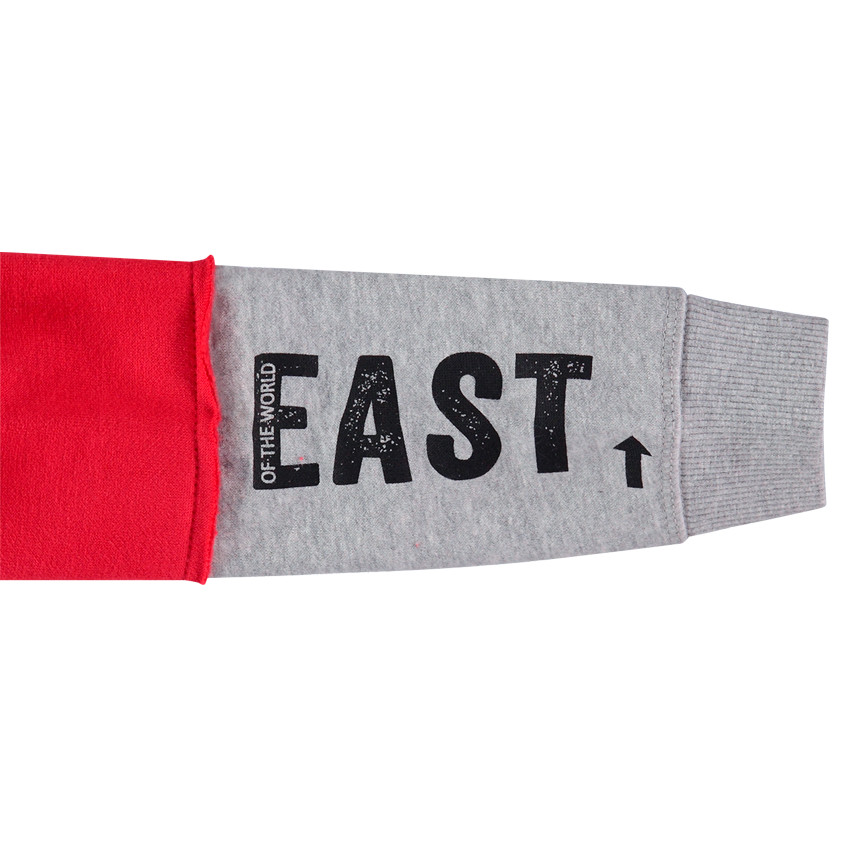 Sweat à capuche effet 2 en 1 avec textes printés 