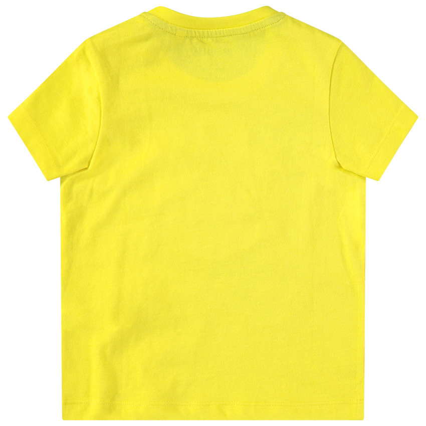 T-shirt manches courtes en jersey avec prints en relief sur le devant 