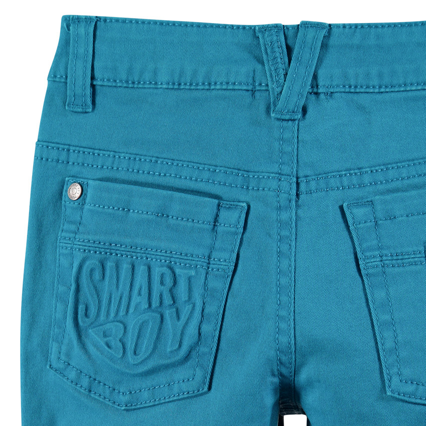 Pantalon en twill surteint avec poche fantaisie au dos 