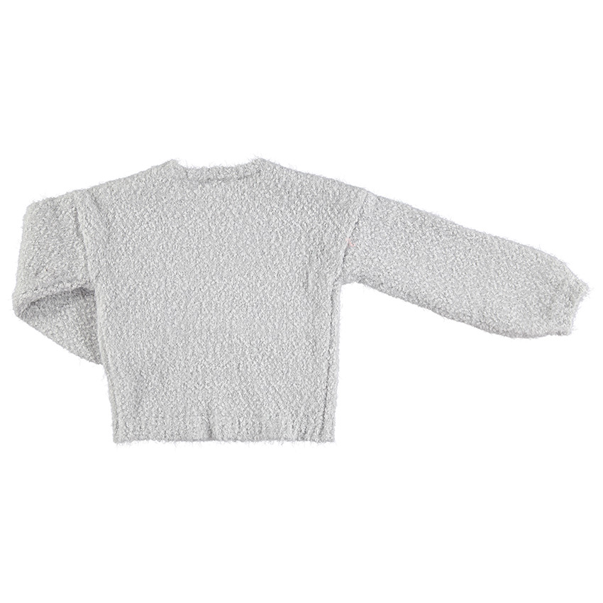 Pull en maille fantaisie avec motif en sequins  