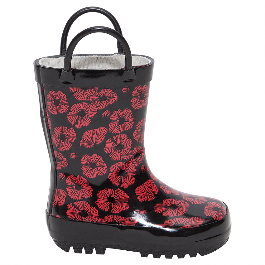Bottes de pluie à fleurs 