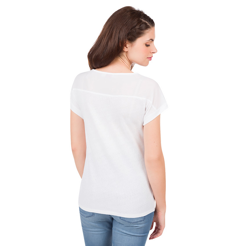 Tee-shirt manches courtes de grossesse à message fantaisie 