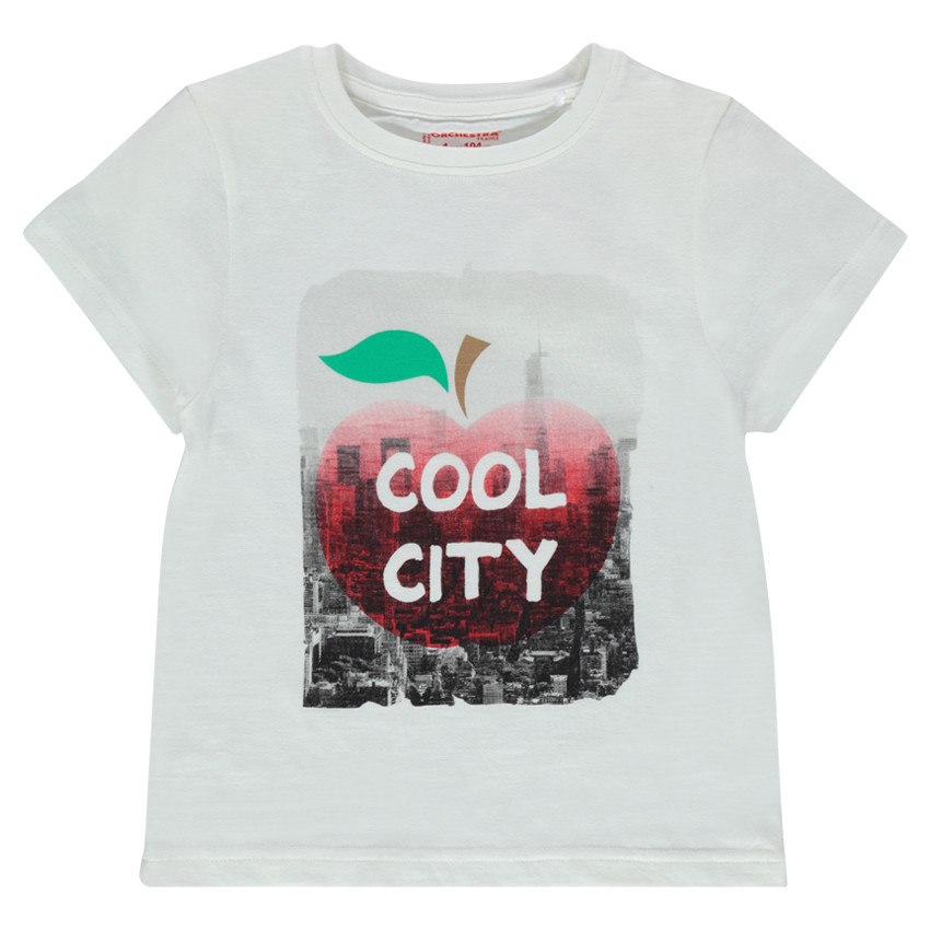 Junior - Tee-shirt manches courtes en jersey avec print fantaisie 