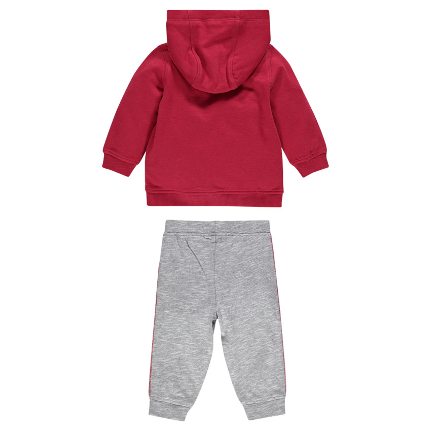 Jogging avec veste à capuche zippée et pantalon en molleton 