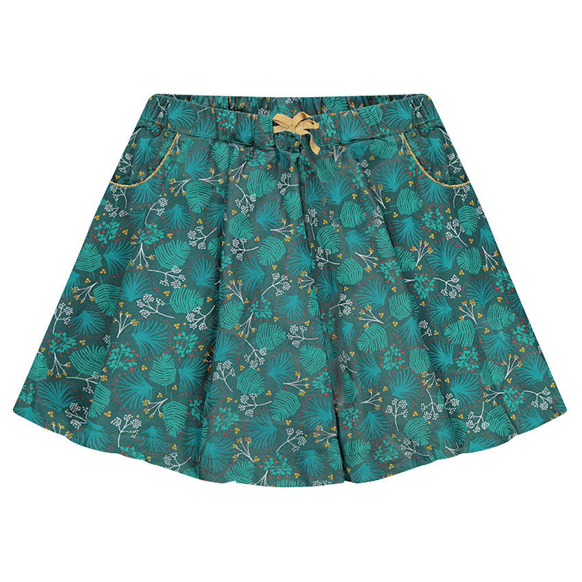 Jupe patineuse imprimée fleurie 