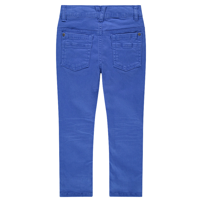 Pantalon effet crinkle avec poche à inscription reliéfée 