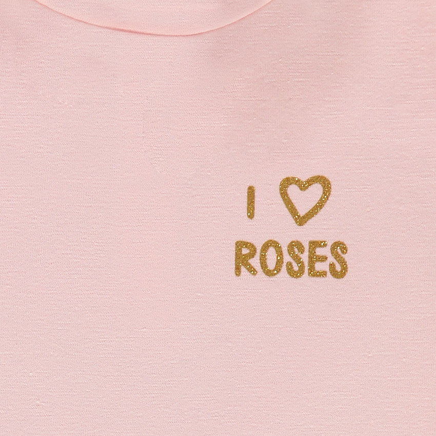 Sous-pull uni col cheminée avec logo printé 