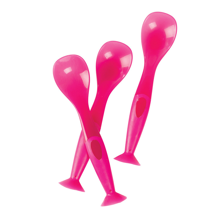 Set de 3 cuillères - Rose 