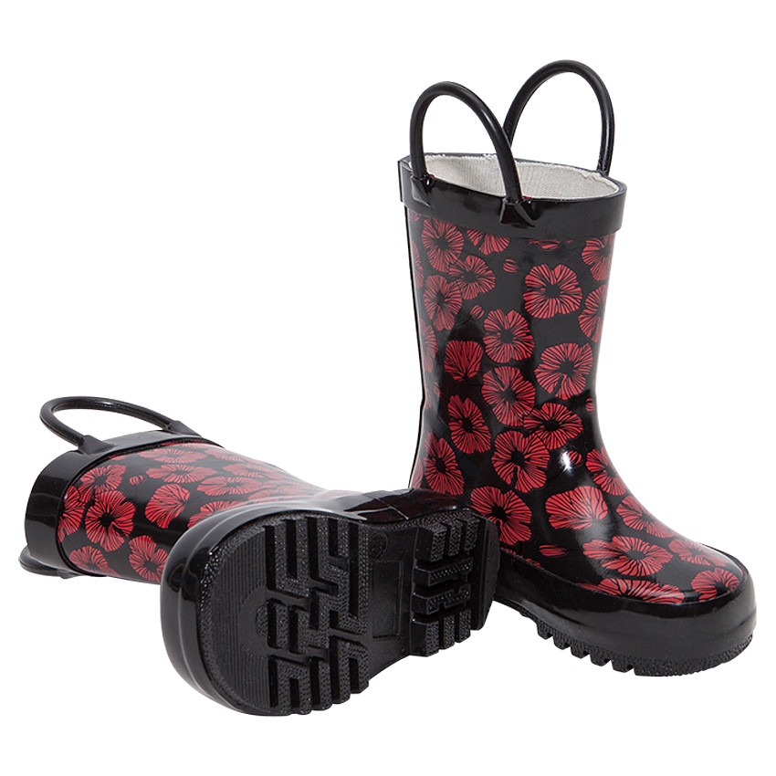Bottes de pluie à fleurs 