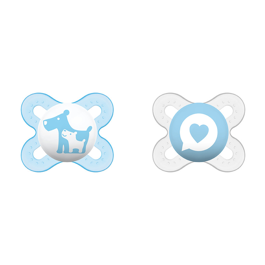 Lot de 2 sucettes naissance – 0/2 mois 