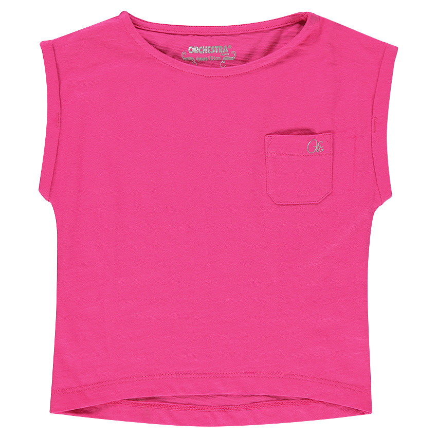 Tee-shirt manches courtes avec poche plaquée  