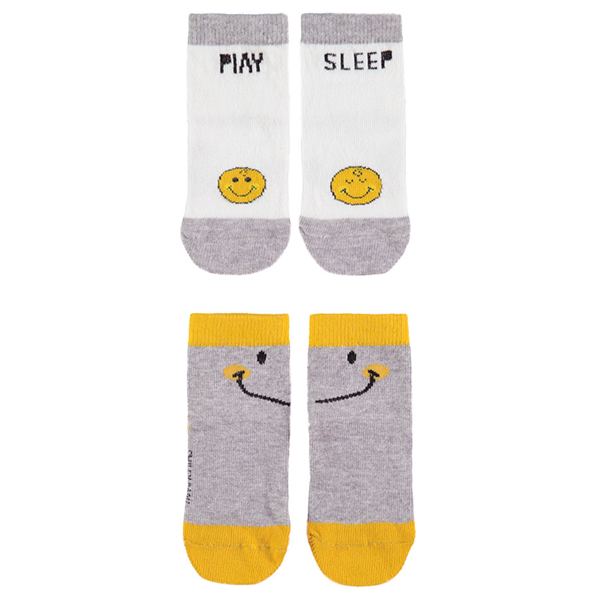 Set met 2 paar matching sokken met motief ©Smiley 