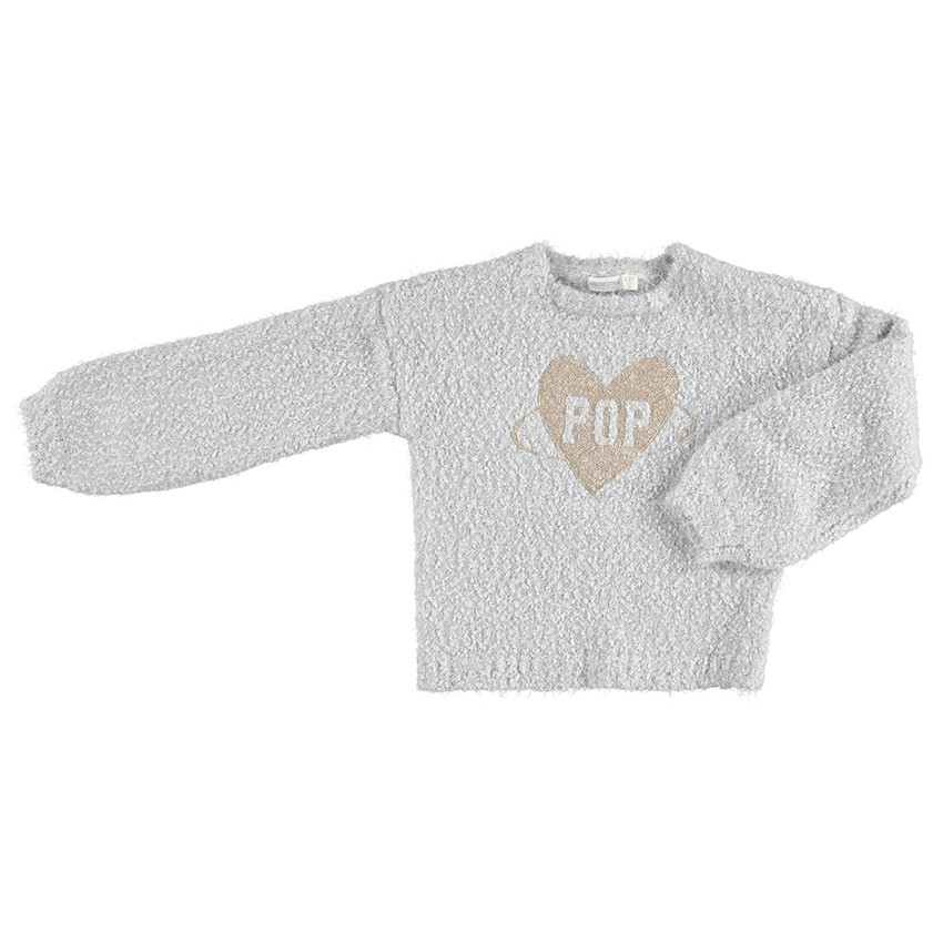 Pull en maille fantaisie avec motif en sequins  