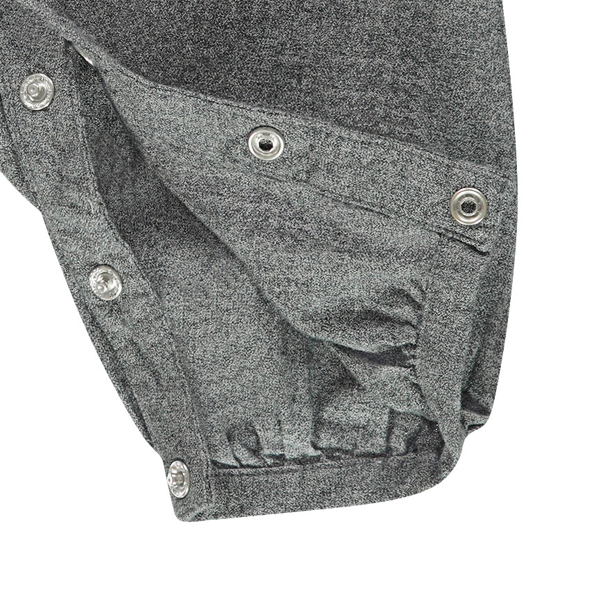 Combinaison longue à volants imprimés effet 2 en 1 