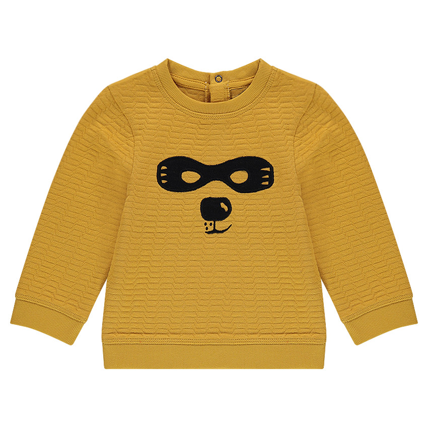 Sweat en molleton fantaisie avec motif printé 