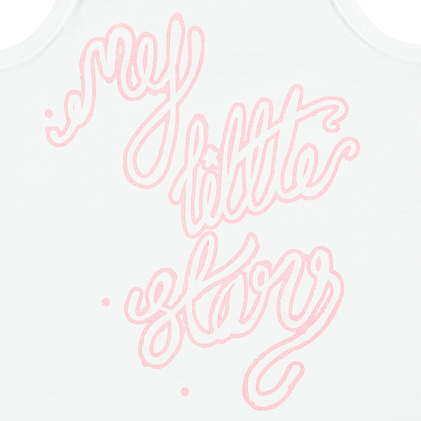 Débardeur à message fantaisie 