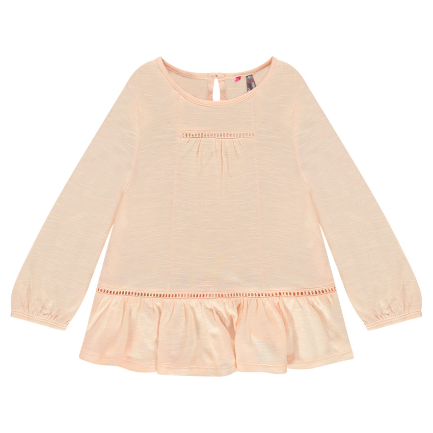 Tunique manches longues volantée  