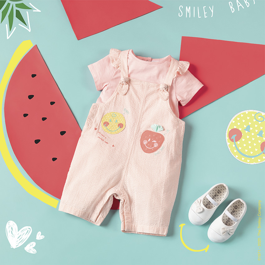 Babies en toile à élastique et noeud 