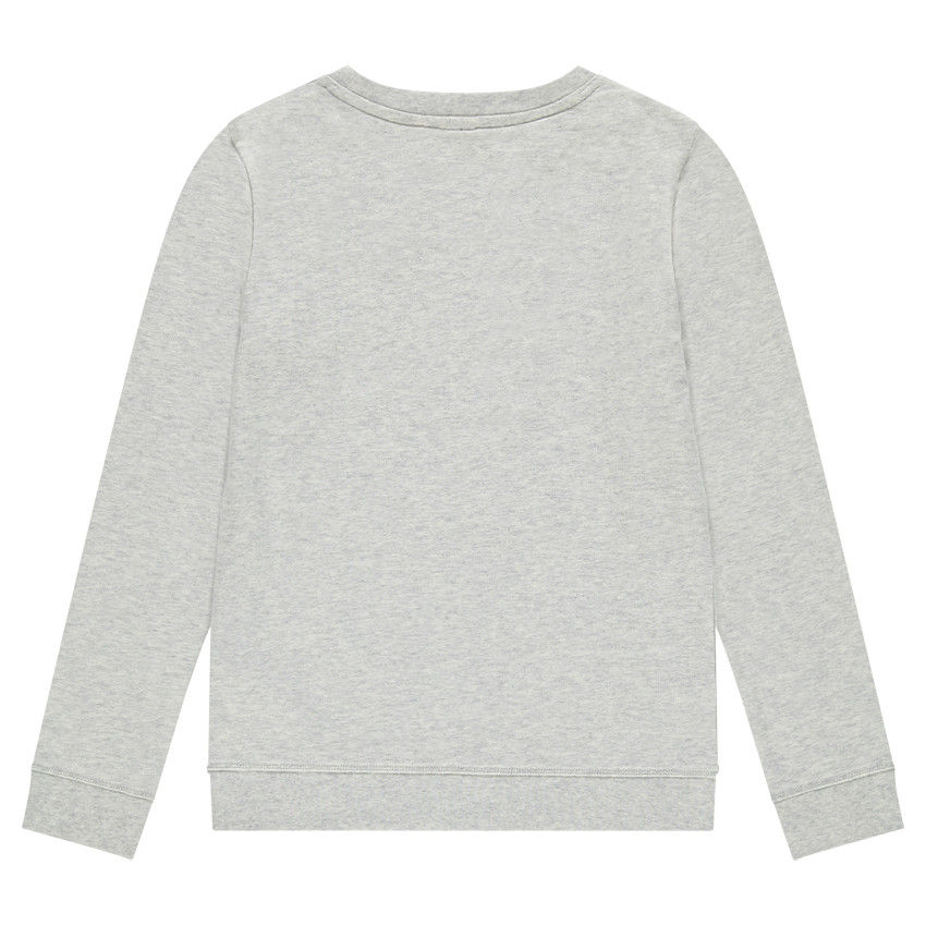 Junior - Sweat en molleton avec étoiles en sequins argentés 