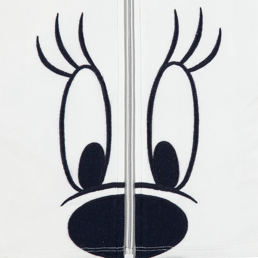 Gilet à capuche en molleton avec print Minnie Disney 