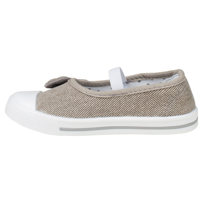 Babies en toile à élastique et noeud 