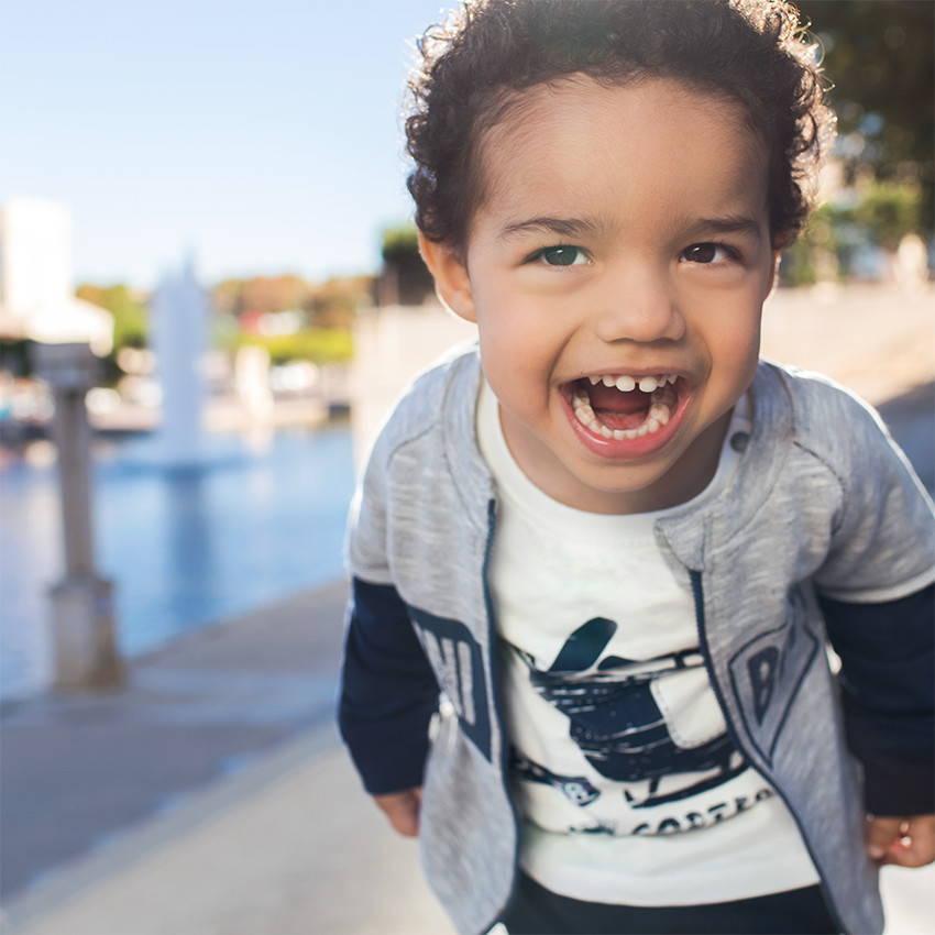 Tee-shirt manches longues en jersey avec hélicotère printé 