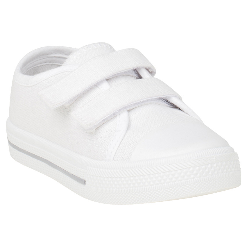 Baskets basses en toile à scratchs du 20 au 23 