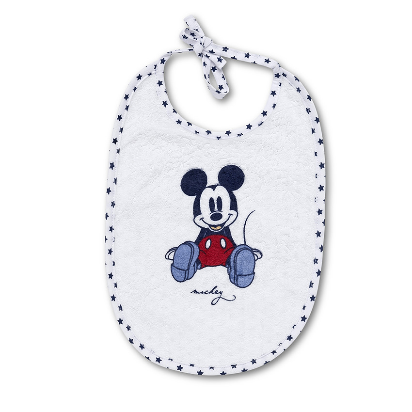 Lot de 2 bavoirs à nouer Disney imprimé Mickey  