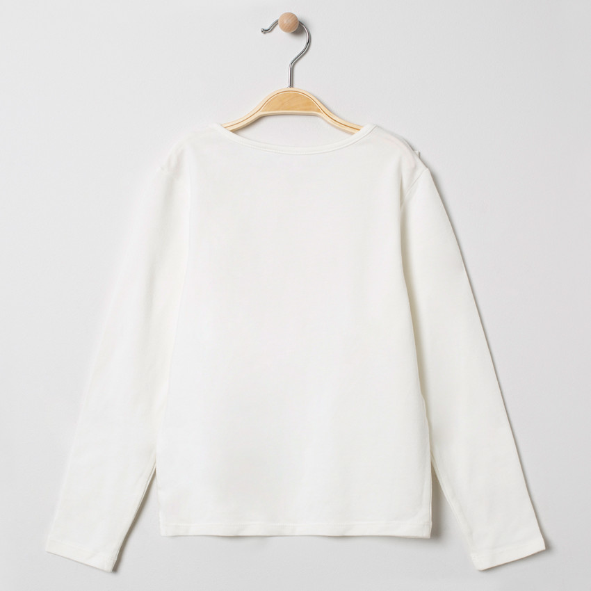 T-shirt manches longues print Minnie Disney détail Tulle 