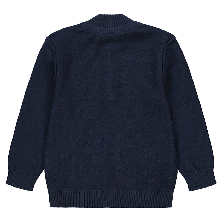 Gilet en tricot zippé avec poches 