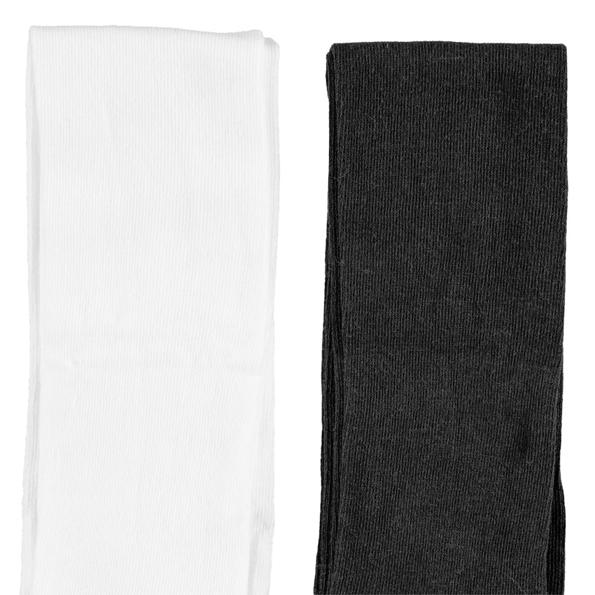 Lot de 2 collants épais unis 