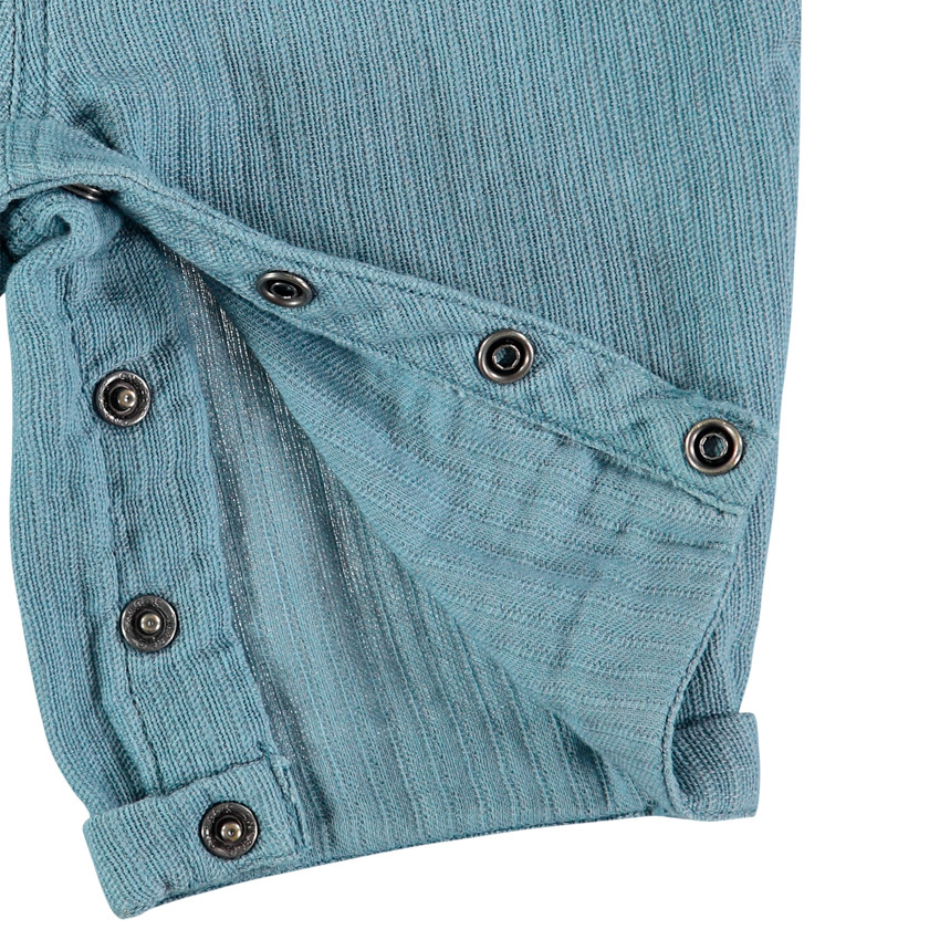 Salopette courte en maille fantaisie  