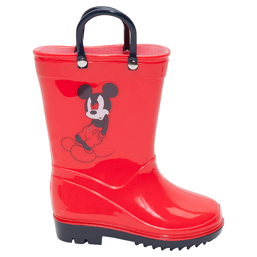 Bottes de pluie en caoutchouc avec anses Disney Mickey 
