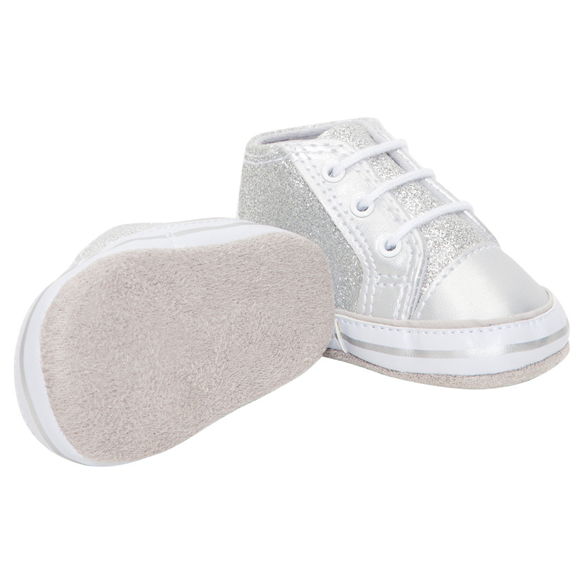 Bottillons pailletés à lacets 